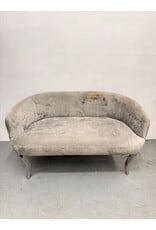 Adina Grey Velvet Loveseat