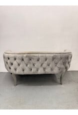 Adina Grey Velvet Loveseat