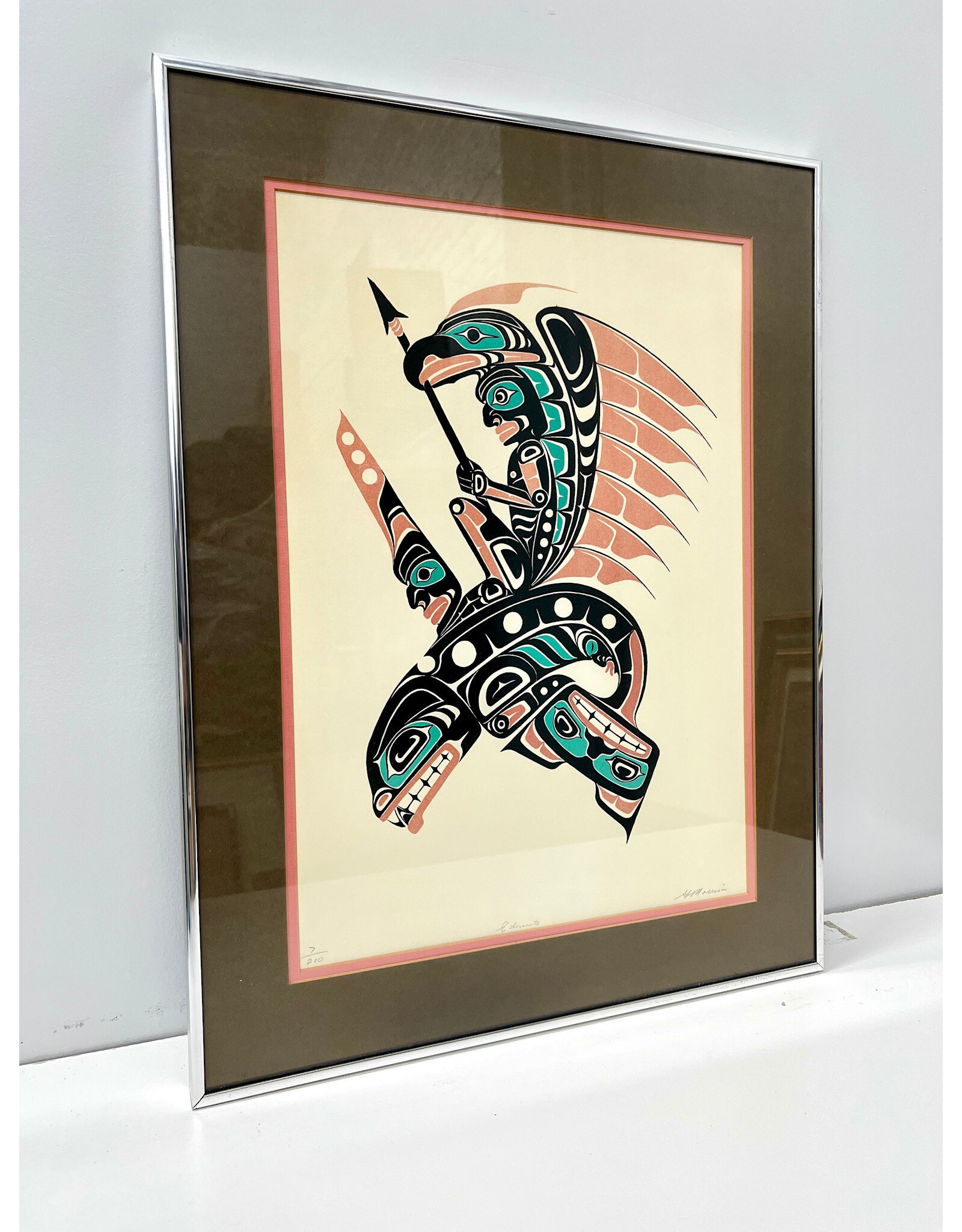 Elements, framed print, sgnd Sonny Morrison, 7/200