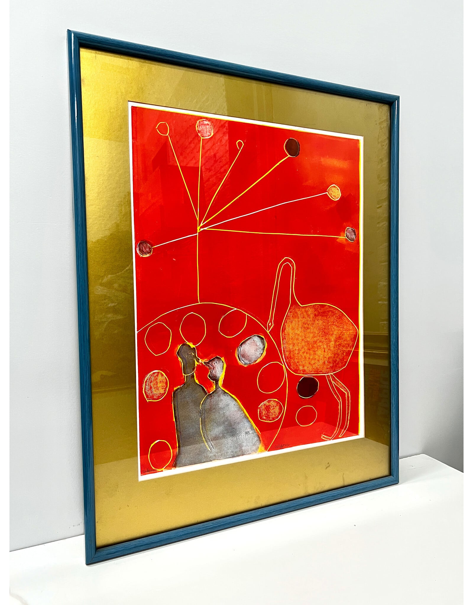Amusement Park, framed print, sgnd Wyona