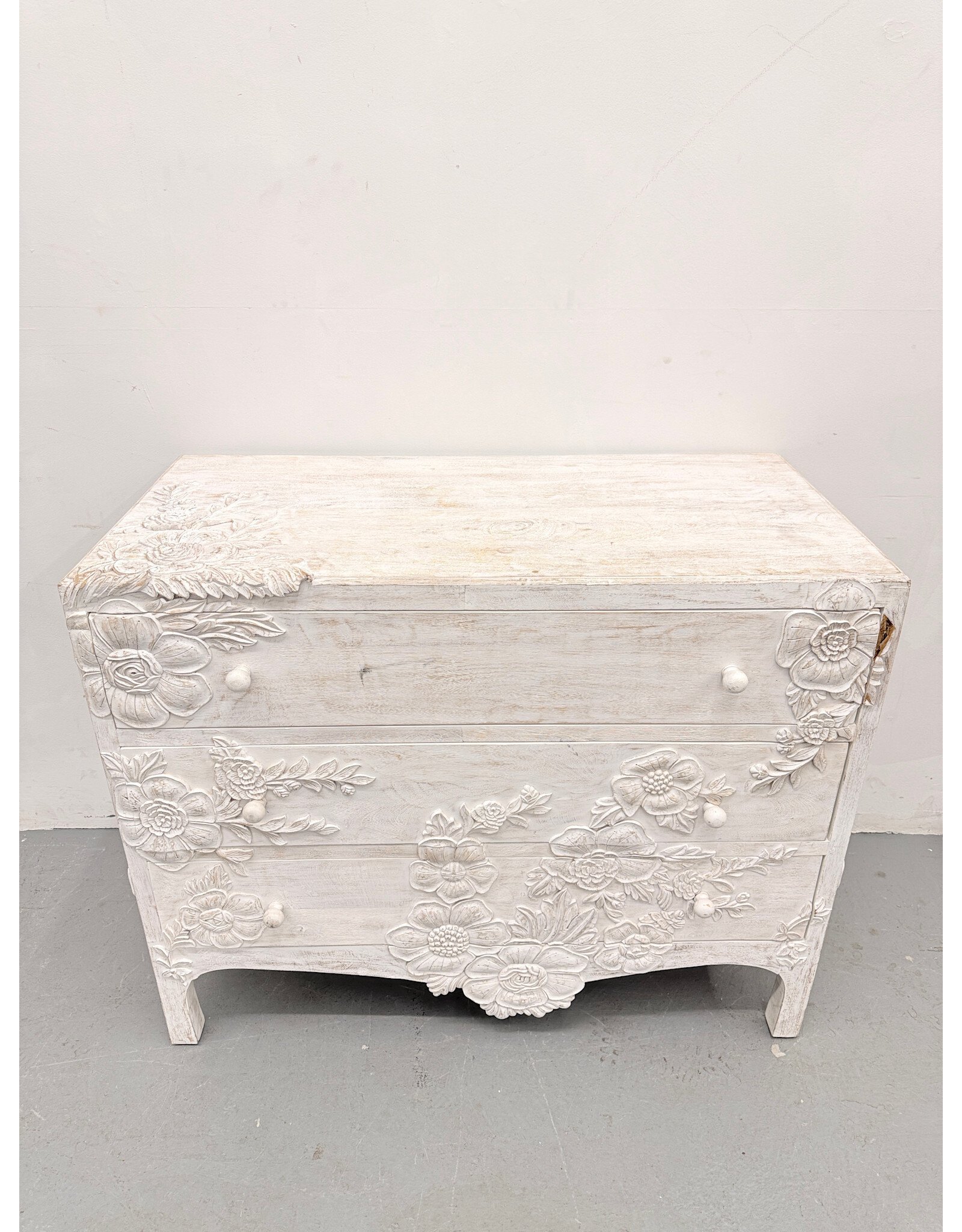Anthropologie Handcarved Enchantment 3-Drawer Dresser