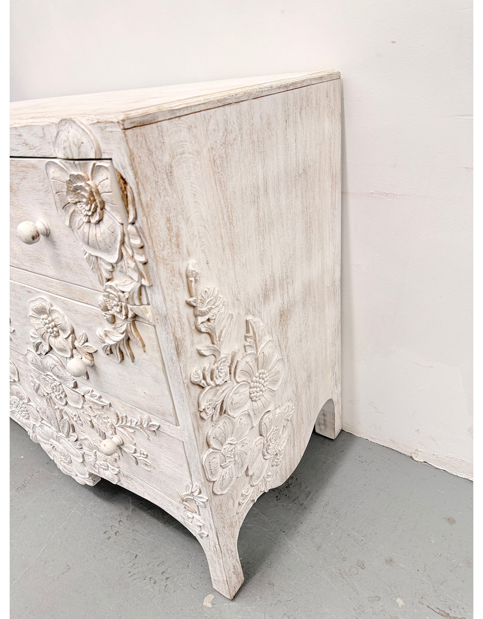 Anthropologie Handcarved Enchantment 3-Drawer Dresser