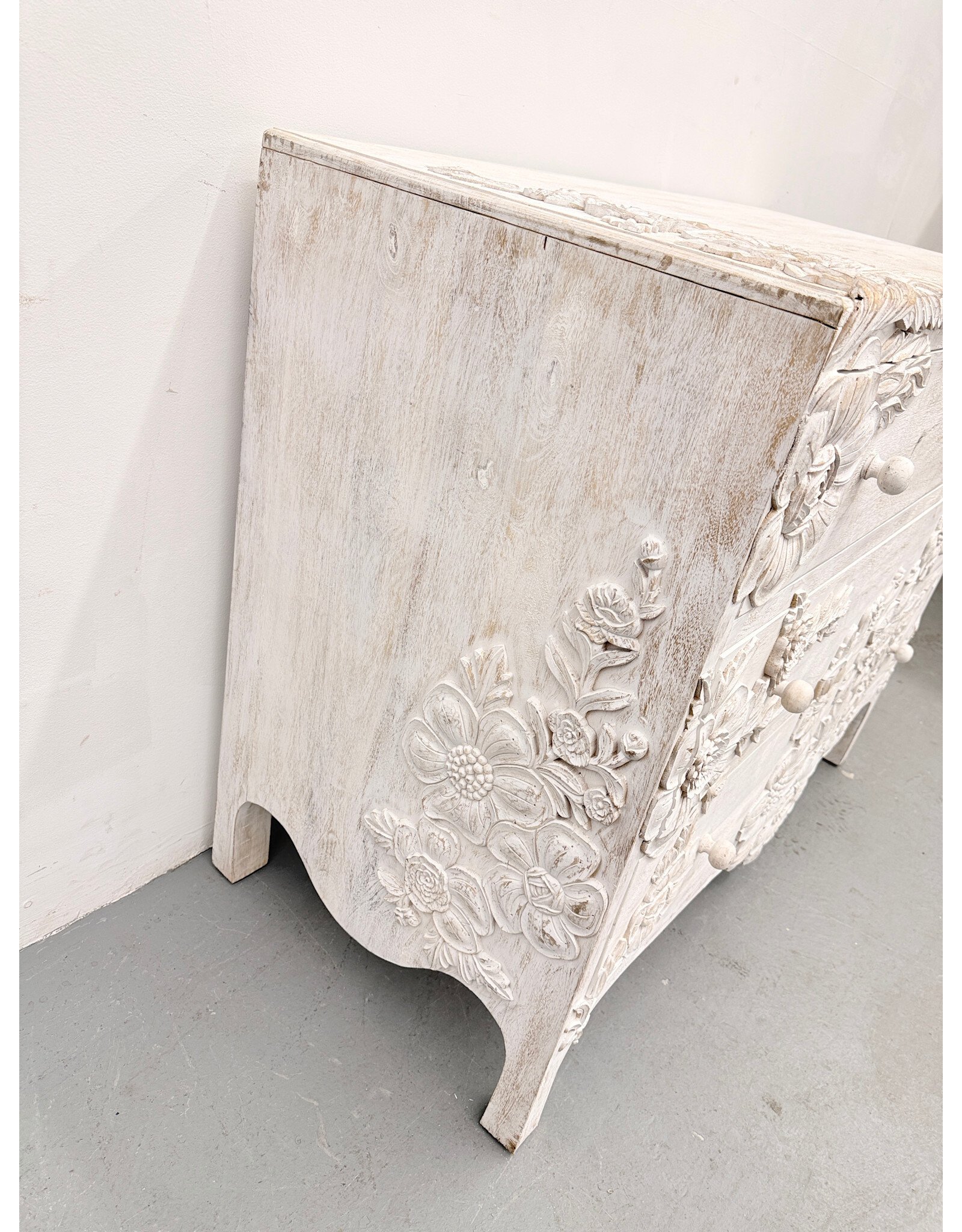 Anthropologie Handcarved Enchantment 3-Drawer Dresser