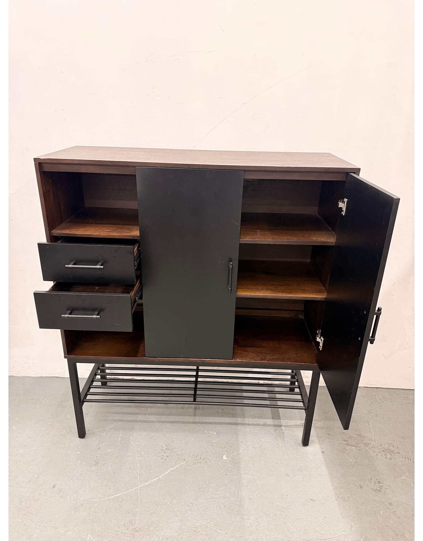 Crate&Barrel Modern Entryway Storage Cabinet