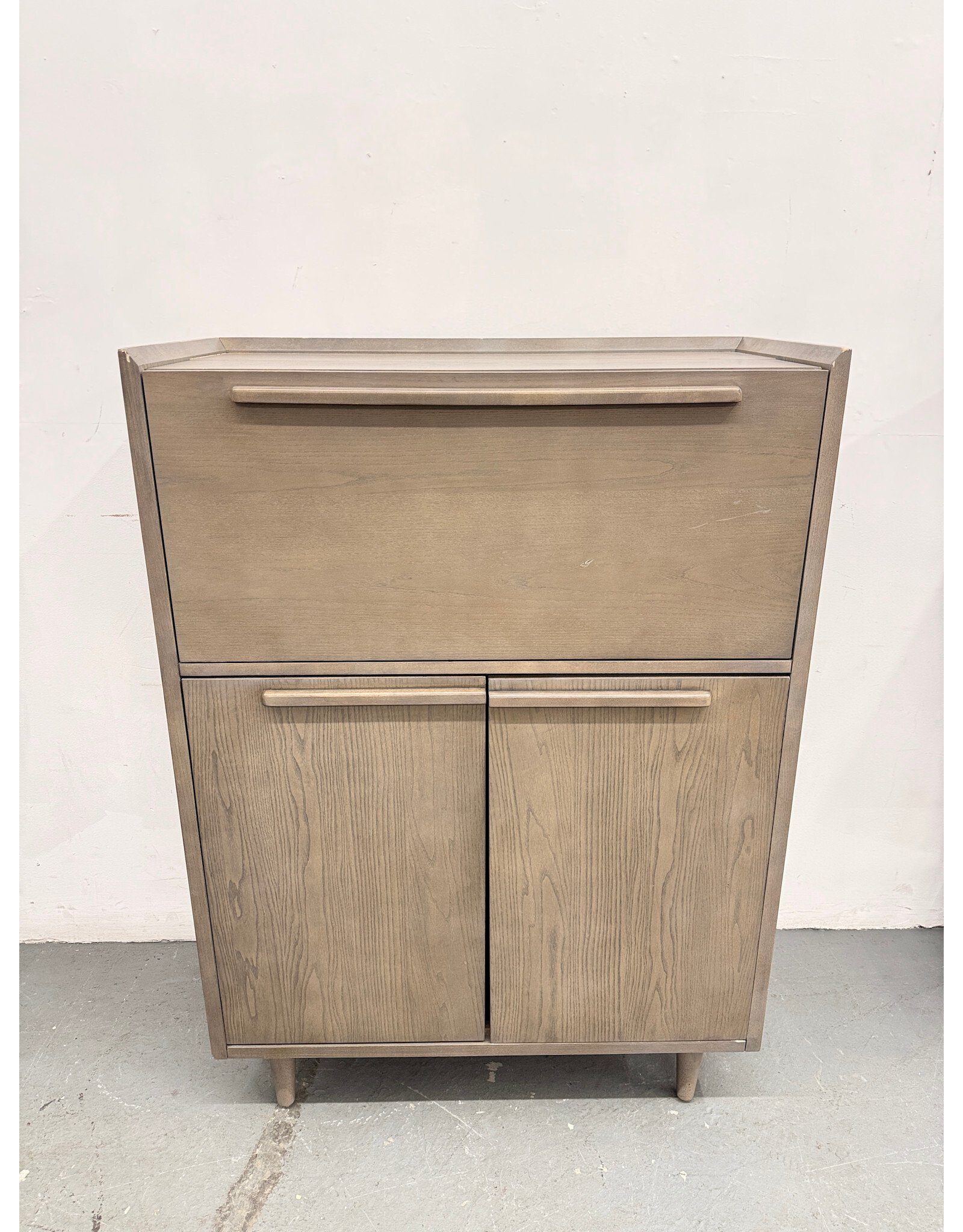 Crate&Barrel Tate Wood Bar Cabinet