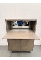 Crate&Barrel Tate Wood Bar Cabinet