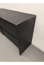 Crate&Barrel Mataro Black 4-Drawer Dresser