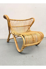 Fox Sika Design Rattan Lounge Chair,By Viggo Boesen  in 1936