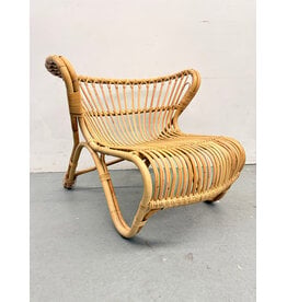 Fox Sika Design Rattan Lounge Chair,By Viggo Boesen  in 1936