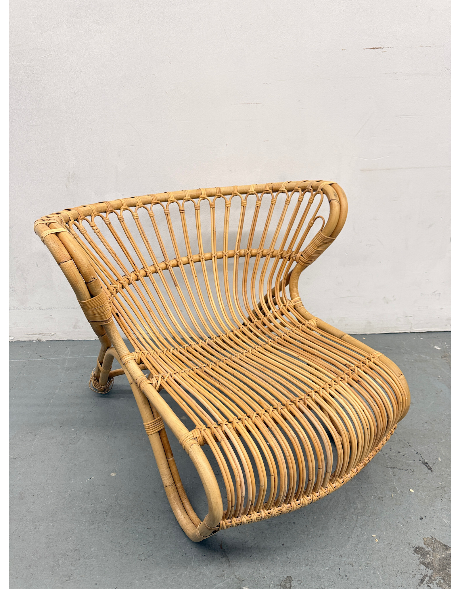 Fox Sika Design Rattan Lounge Chair,By Viggo Boesen  in 1936