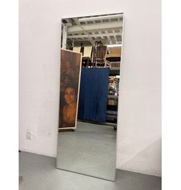 Ikea Aluminum Hovet Framed Floor Mirror