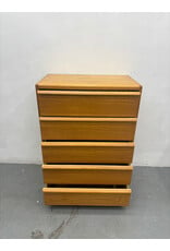 Danish Style Teak Tallboy Dresser