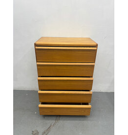 Danish Style Teak Tallboy Dresser