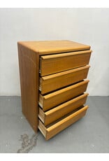 Danish Style Teak Tallboy Dresser