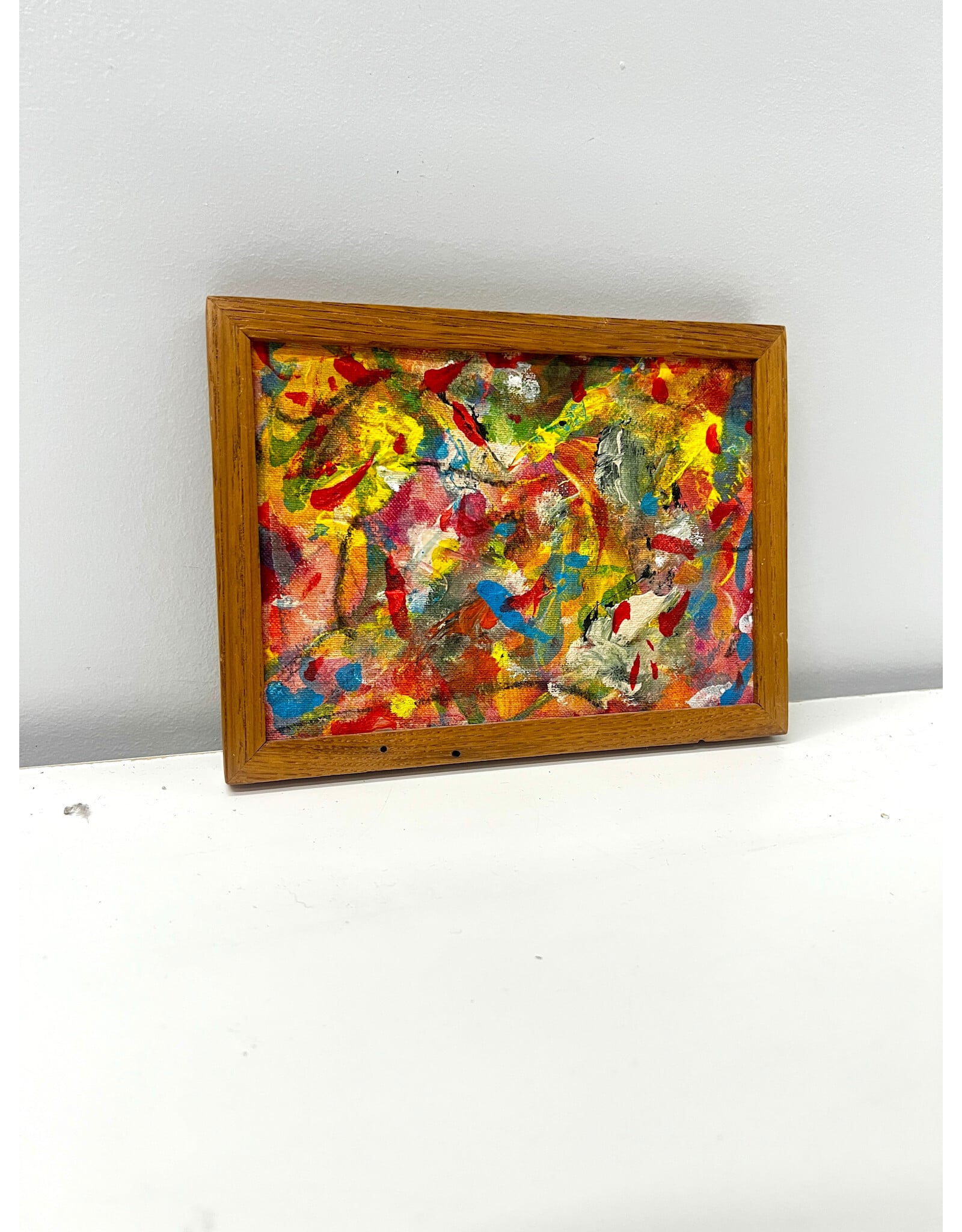 Either Way!, framed oil on canvas