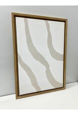Zebra!, framed print on canvas