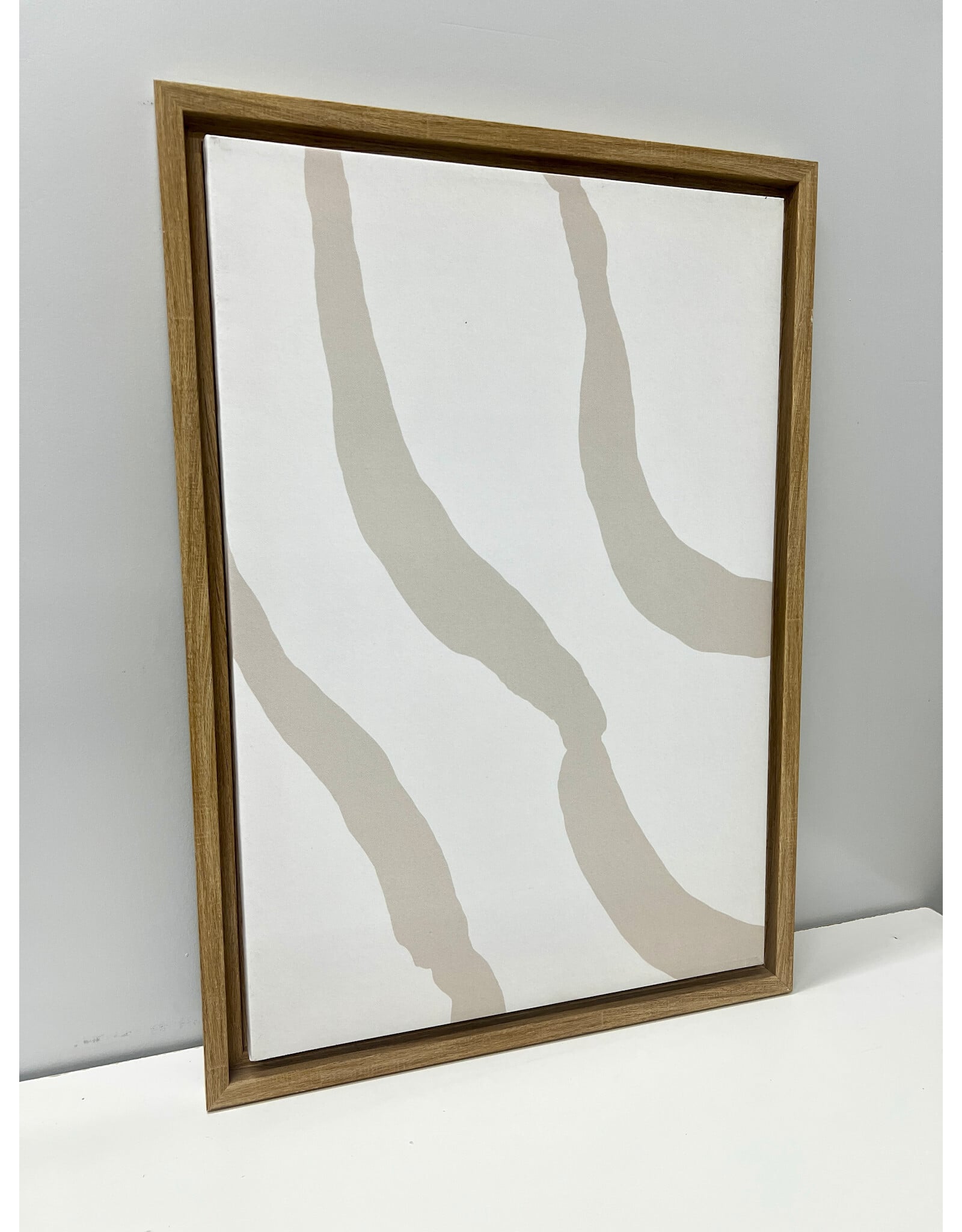 Zebra!, framed print on canvas