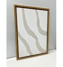 Zebra!, framed print on canvas