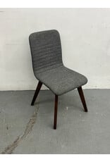 Upholstered Dark Gray Dining Chair