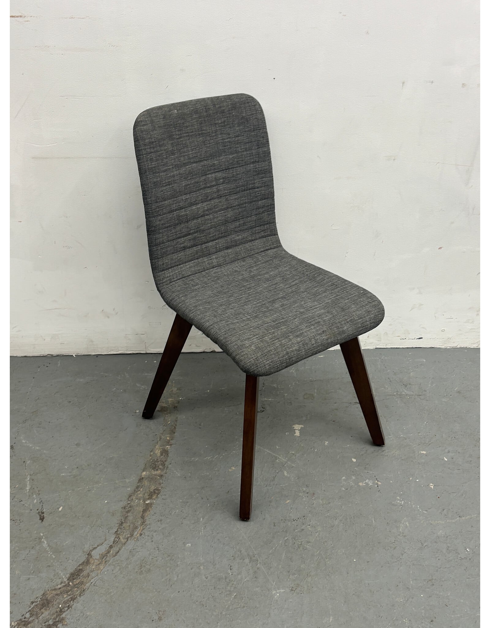 Upholstered Dark Gray Dining Chair