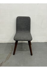 Upholstered Dark Gray Dining Chair