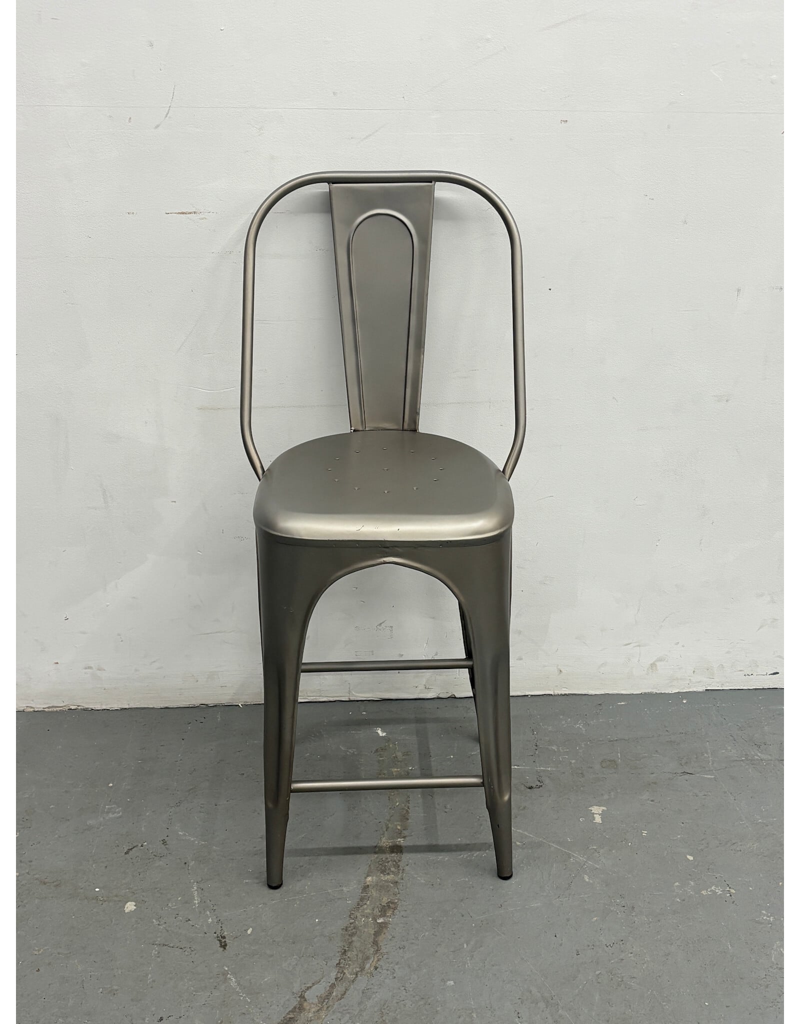 Restoration Hardware Gunmetal Counter Stool