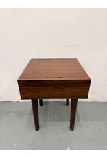 Mid-Century Modern Wood 1-Drawer Nightstand