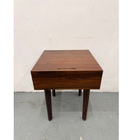 Mid-Century Modern Wood 1-Drawer Nightstand