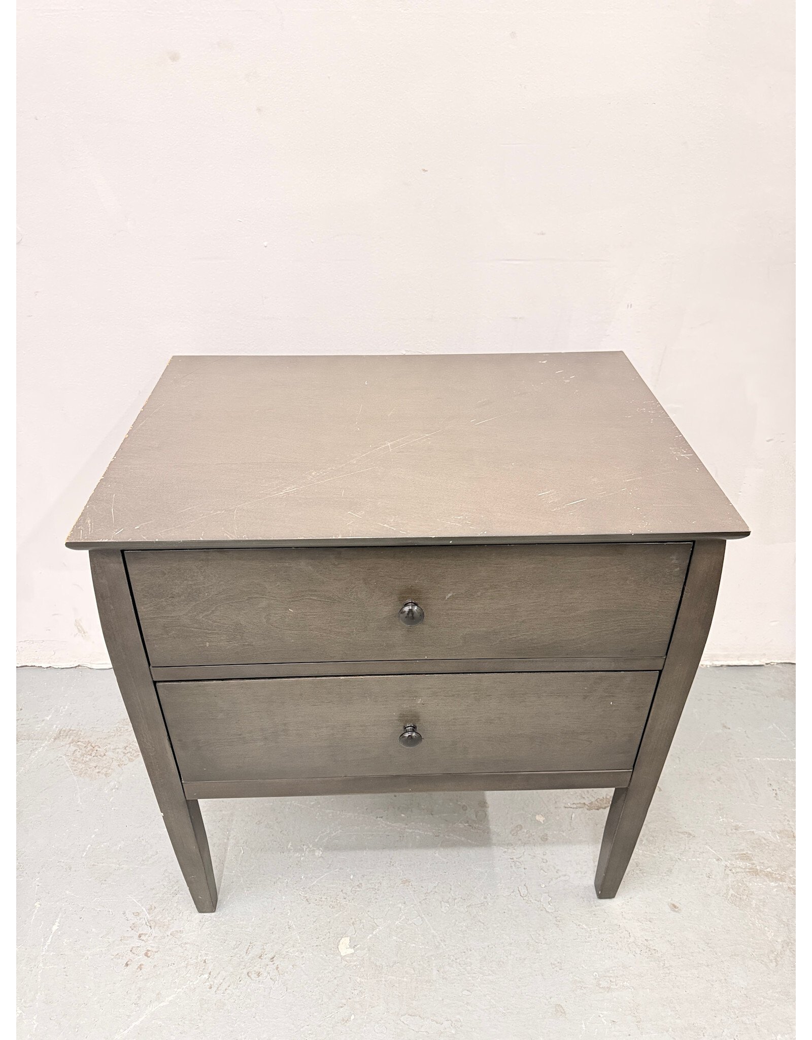 Mason Shadow 2-Drawer Wood Nightstand by Crate&Barrel