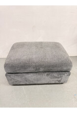 AF Upholstered Grey Ottoman
