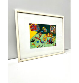 Living Room, framed painting