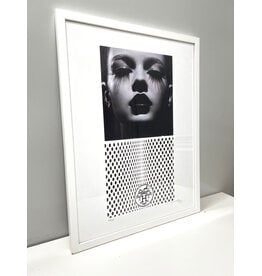 Fashion Eyelash Beauty by Fairchild Paris, framed print, sgnd 132/250