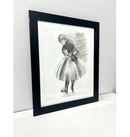 Ballerina, framed drawing