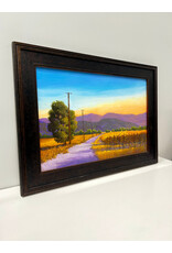Sonoma Color 2018, framed painting, sgnd J Thomas