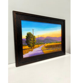 Sonoma Color 2018, framed painting, sgnd J Thomas