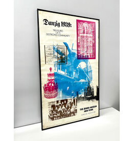 Danzig 1939: Treasures of a Destroyed Community at The Jewish Museum of New York, framed exhibition poster