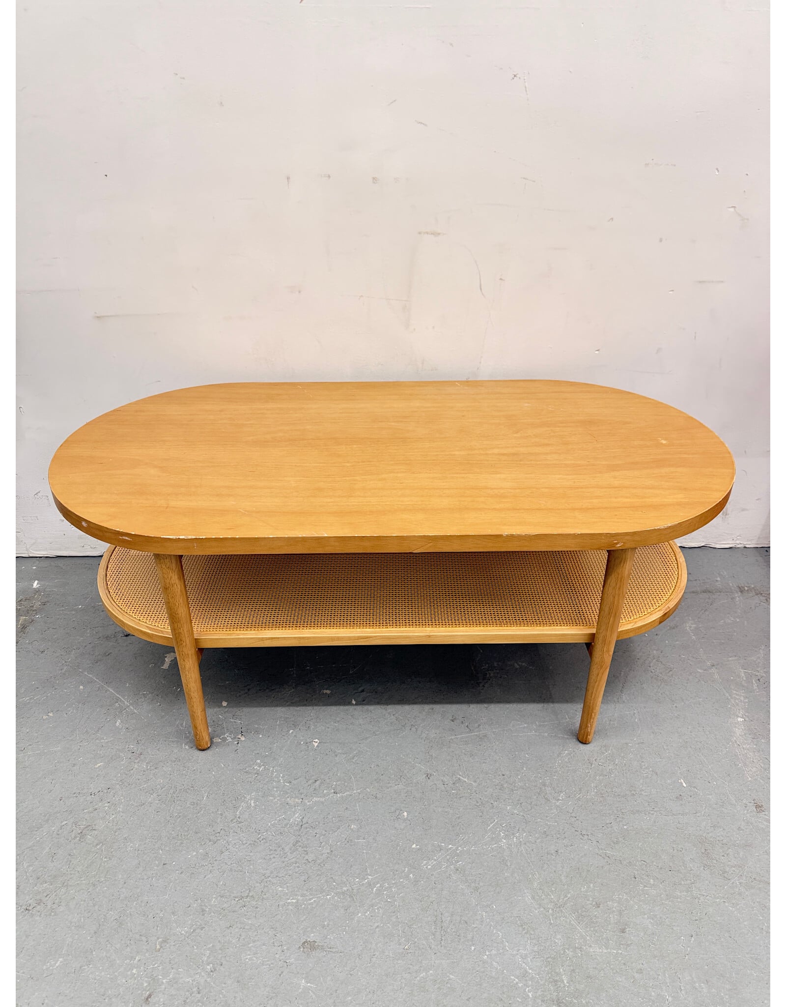 Sonia 2-Tier Oval Wood Coffee Table