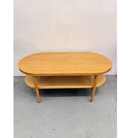Sonia 2-Tier Oval Wood Coffee Table