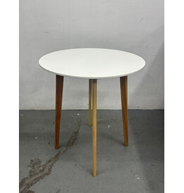 White Circle Table