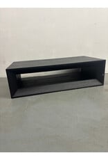 Crate & Barrel Black Open Coffee Table