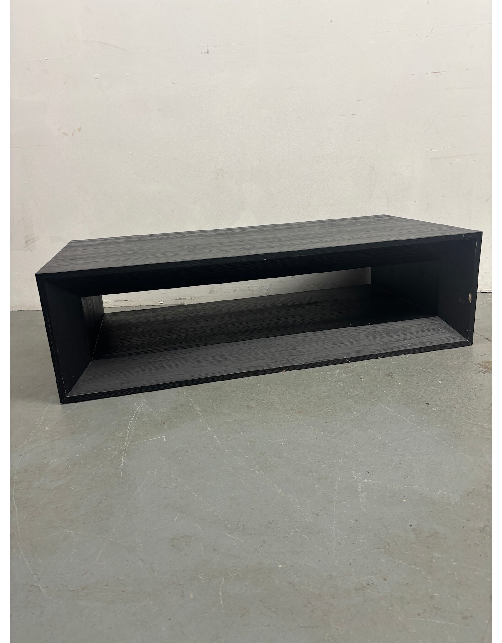 Crate & Barrel Black Open Coffee Table