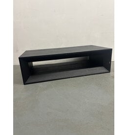 Crate & Barrel Black Open Coffee Table