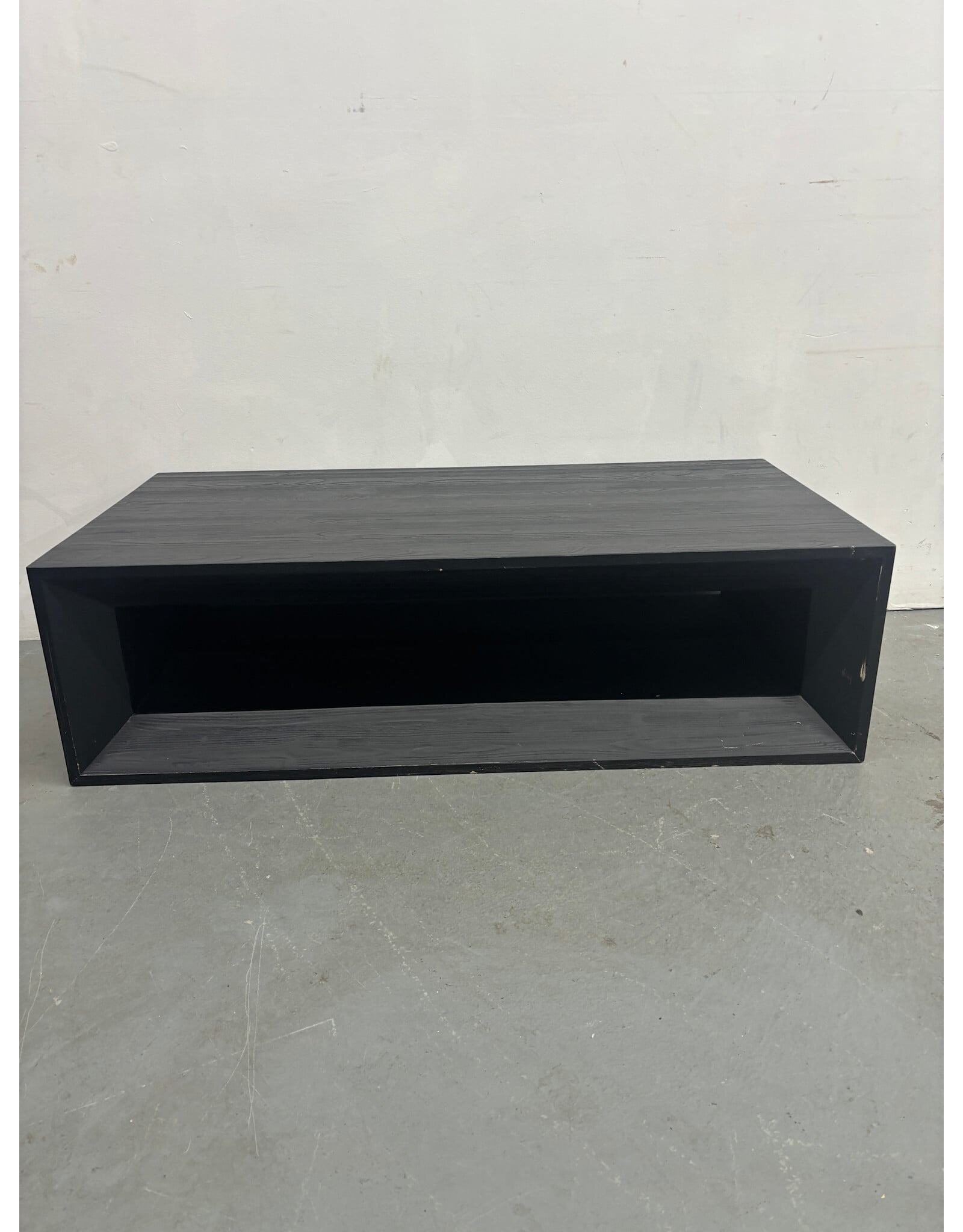 Crate & Barrel Black Open Coffee Table