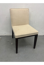 Cream Linen Dining Chair