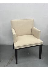 Cream Linen Captain Chair