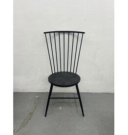 Black Metal Spindleback Chair