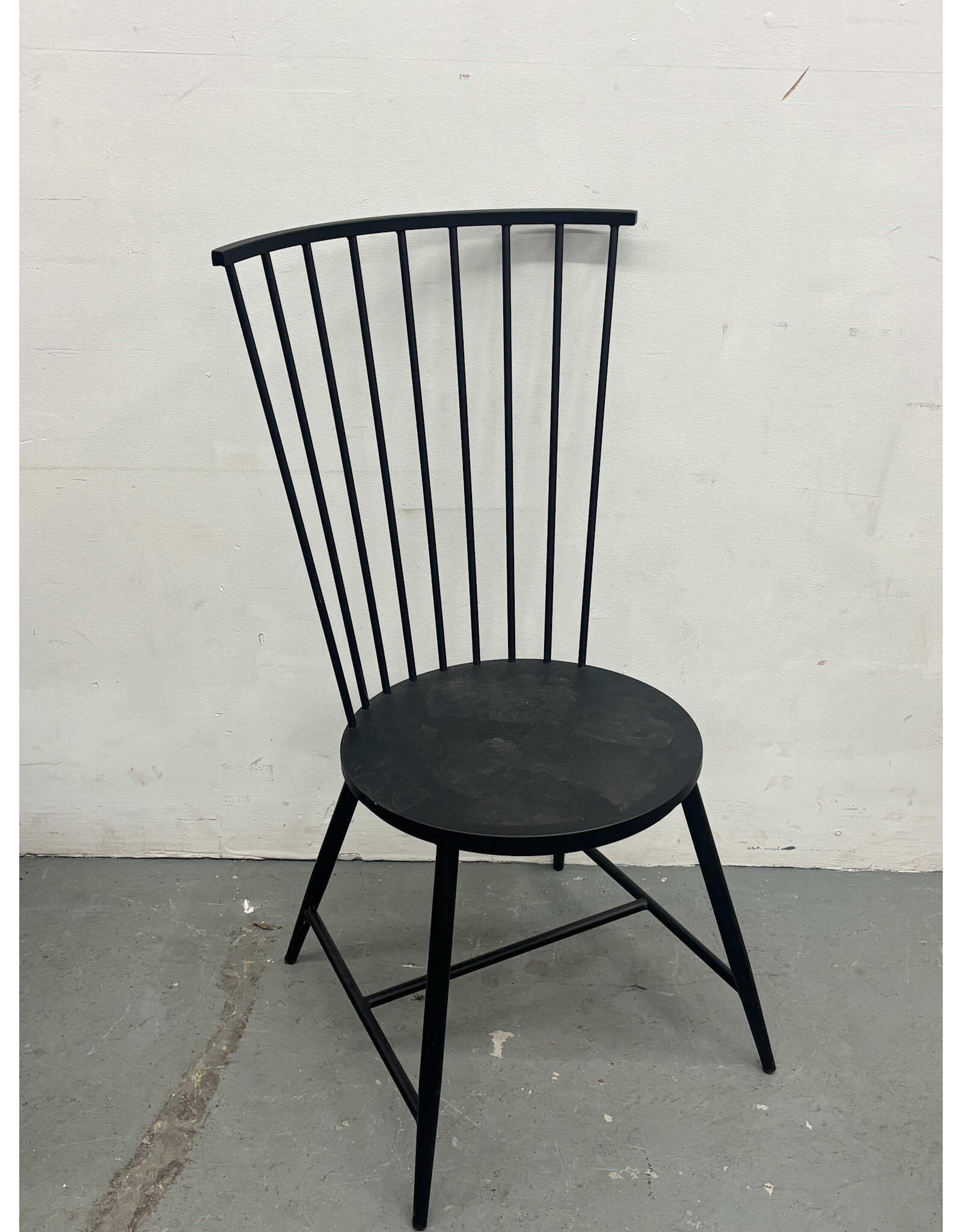 Black Metal Spindleback Chair
