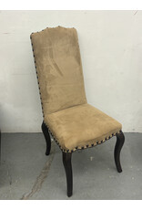 Pottery Barn Upholstered Dining Chair Blue Floral Back