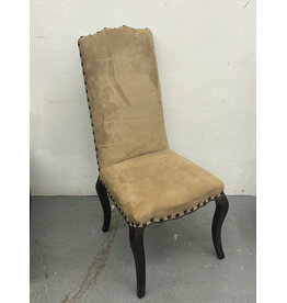 Pottery Barn Upholstered Dining Chair Blue Floral Back
