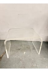 Lucite Waterfall Coffee Table
